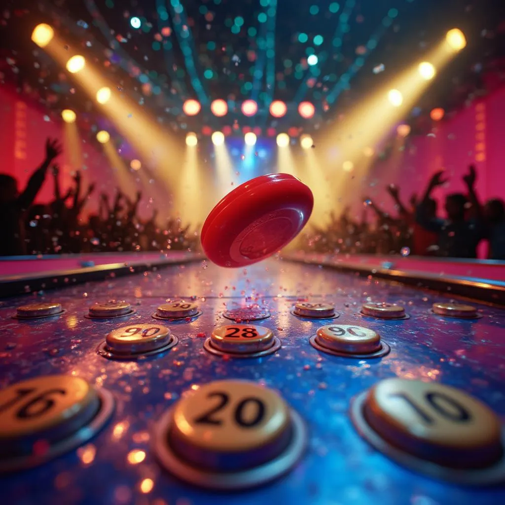 Plinko game in action